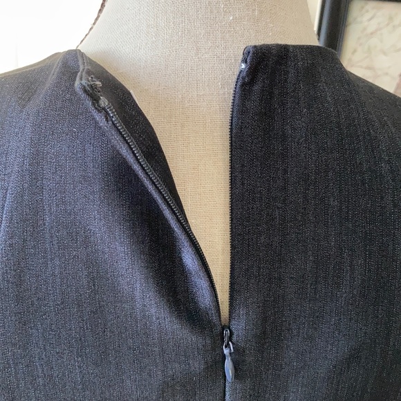 Calvin Klein dress. Stretch soft denim. - Picture 3 of 4